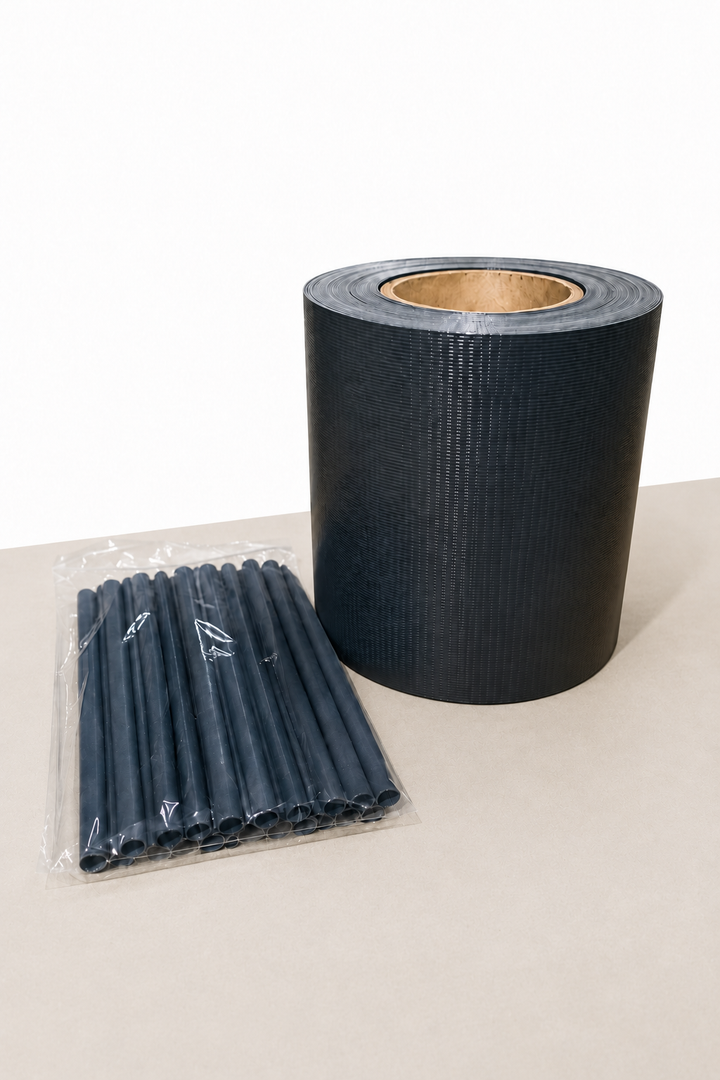 Sichtschutzstreifen für Doppelstabmattenzaun | PVC | 0,19x35m