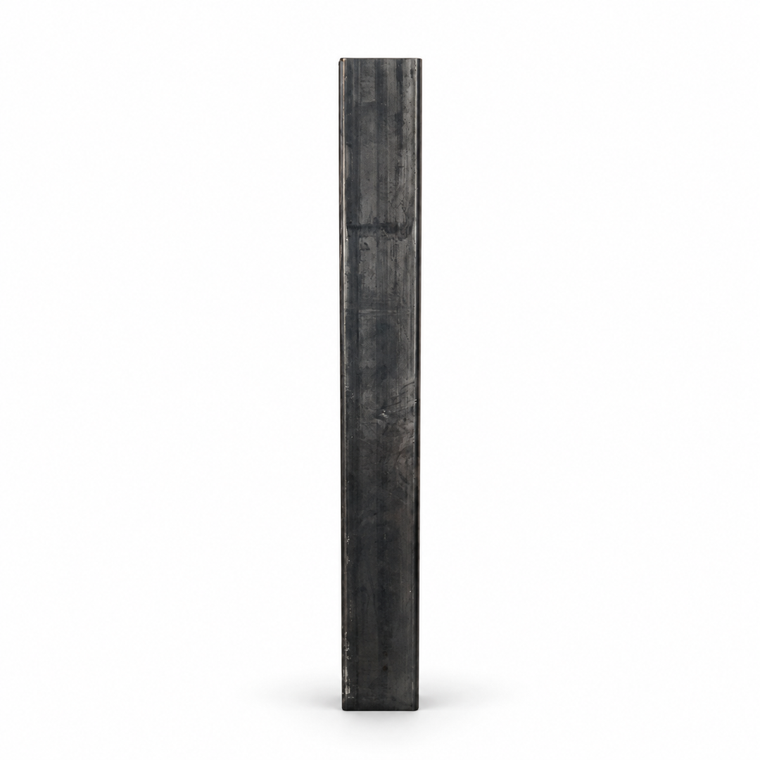 Pfostenverlängerung 50 cm in Stahlgrau für 60 × 40 mm Zaunpfosten