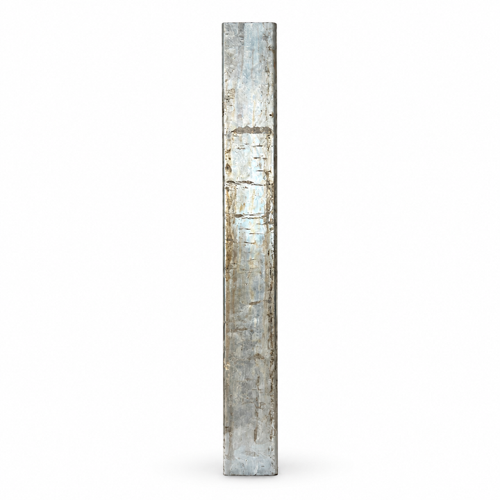 Pfostenverlängerung 50 cm verzinkt für 60 × 40 mm Zaunpfosten