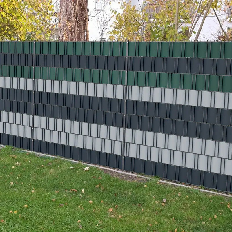 Sichtschutzstreifen für Doppelstabmattenzaun | PVC | 0,19x35m