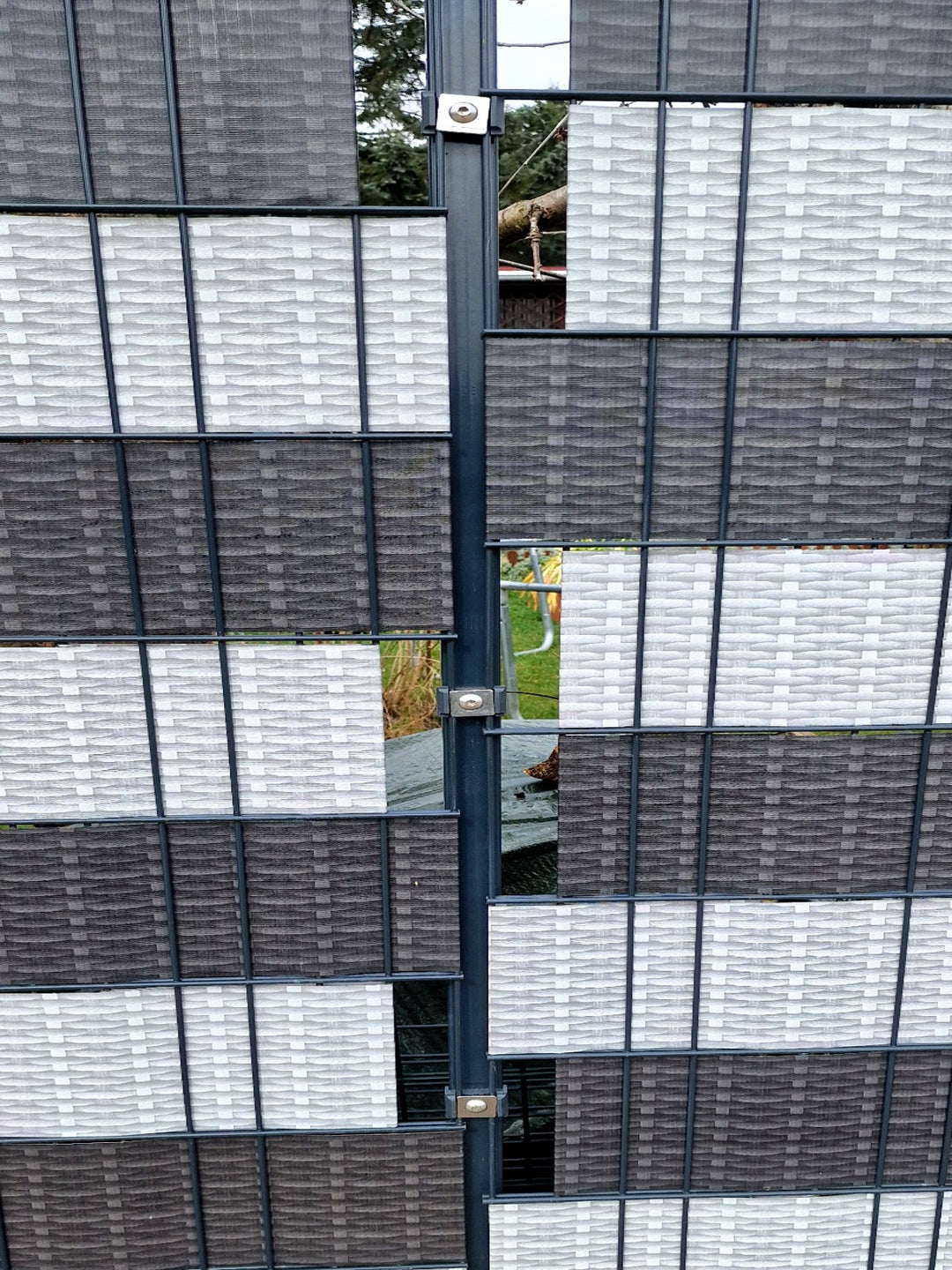 Sichtschutzstreifen für Doppelstabmattenzaun | PVC | 0,19x35m